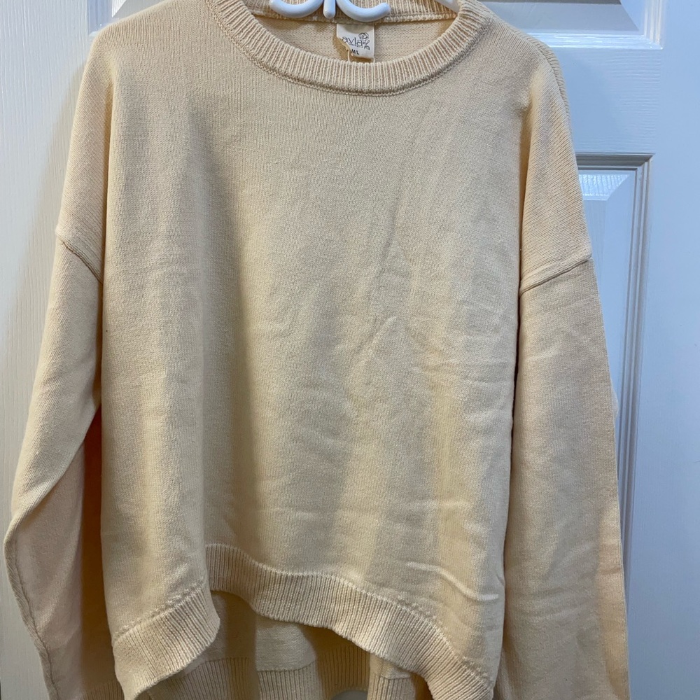 Women's Cream Sweater - Ayla and Ophelia